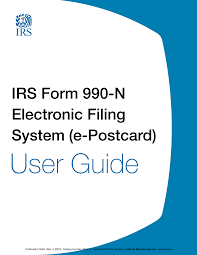 IRS Form 990-N e-postcard